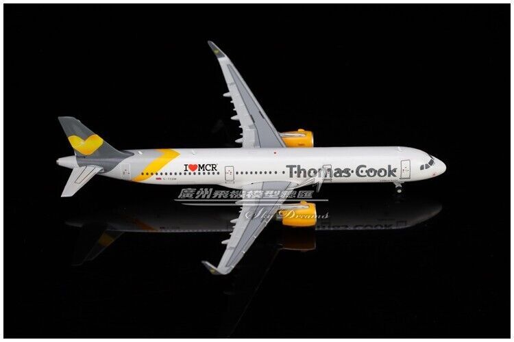 1:400 JC Wings Thomas Cook AIRBUS A321 Passenger Airplane Diecast Aircraft Model