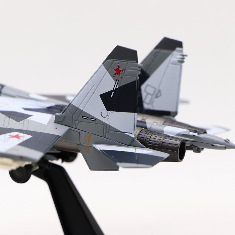 1/100 Russian Su-35 Super Flanker Fighter SU-35 alloy military aircraft model 21