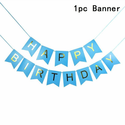 8Pcs/Set Disposable Tableware Plate/Napkin Birthday Wedding Party Decor Supplies