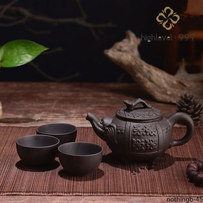 150ml Yixing Teapot Purple Clay Kung Fu Tea Set Handmade Dragon Tea Pot With