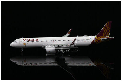 1:400 JC Wings Vistara AIRBUS A321neo Passenger Airplane Diecast Aircraft Model