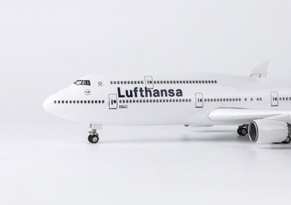 47CM 1:160 Lufthansa BOEING 747-8 Plane Landing Gears Resin Aircraft Model