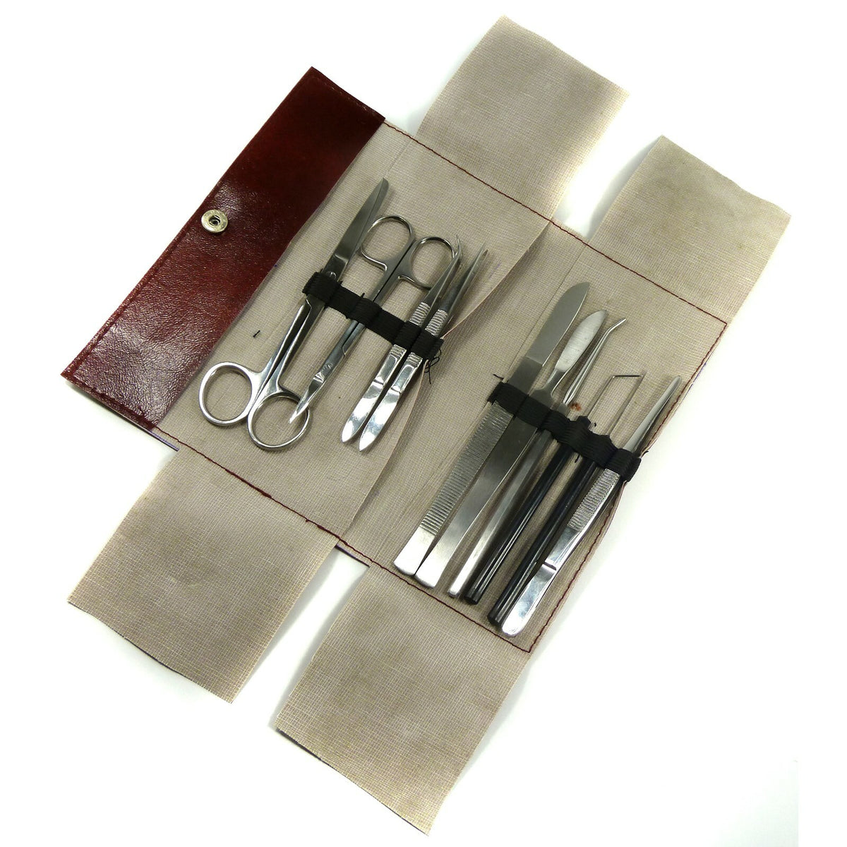 Advanced Dissection Kit, 10 Instruments with Snap-lock Storage Pouch