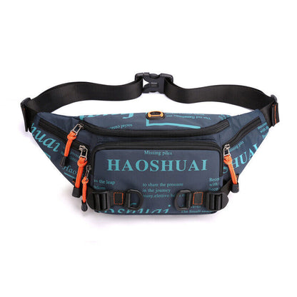 Waist Bags Men Nylon Waist Packs Belt Bag Pack Travel Chest Bags Leg Bag