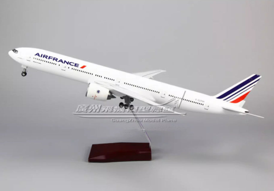 1:157 47CM AIR FRANCE BOEING 777-300ER Plane Landing Gear Resin Aircraft Model