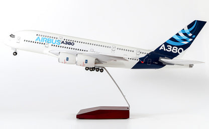 1:160 46CM AIRBUS A380 Passenger Airplane Landing Gear Resin Aircraft Model