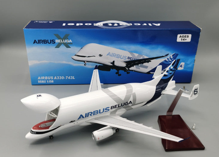 42CM 1:150 AIRBUS BELUGA A330-600ST Airplane Landing Gears Resin Aircraft Model