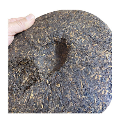 Puerh Tea Pure Material Fermentation Tightly Pressed Ripe Tea Cake 357g/12.59oz