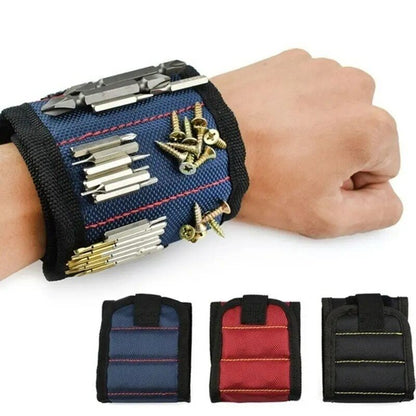 Strong Magnetic Wristband Tool Bags Screw Nail Nut Bolt Drill Storage Portable