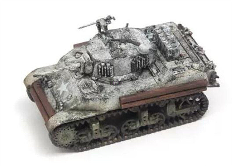 for S-MODEL US M5A1 Stuart light tank Snow coating 1/72 Tank Pre-built Model