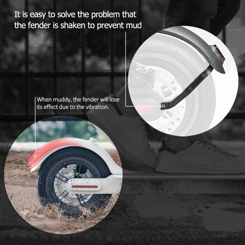 Rear Mudguard Bracket Rigid Support Fender Bracket Electric Scooter Accessories