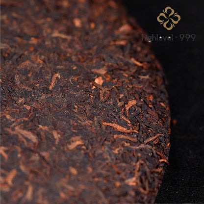357g Ripe Pu'er Tea Cake 2016 Yunnan Palace Aged Fermented Compressed Tea