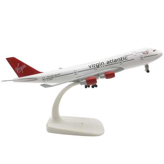 1/400 Scale Virgin Atlantic B747 Alloy Plane Model Collection Static Display
