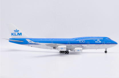 1:200 35CM JC Wings KLM BOEING 747-400 Airplane Aviation Tag Diecast Plane Model