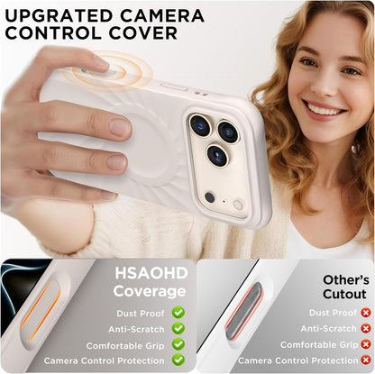 Magnetic for Iphone 17 Pro Case 6.3", Compatible with Magsafe, [Integrated Silic