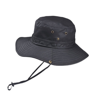 Sun Hat UV Protection Wide Brim Breathable Bucket Cap Summer Fishing Men Women