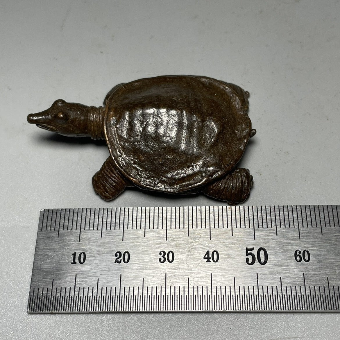 Bronze Turtle Longevity Turtle Pendant Handle Small Bronze Turtle Tea Pet Statue