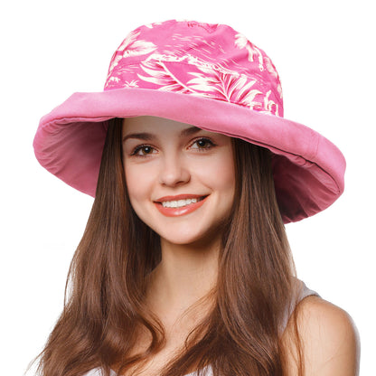 Men Women Wide Brim Sun Hat Breathable Bucket Cap UV Protection Summer Fishing