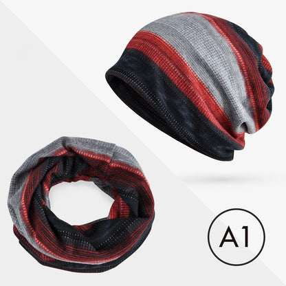 Womens Dual-purpose Boho Scarf Hat Baggy Slouchy Beanie Hat Headwear Chemo Cap