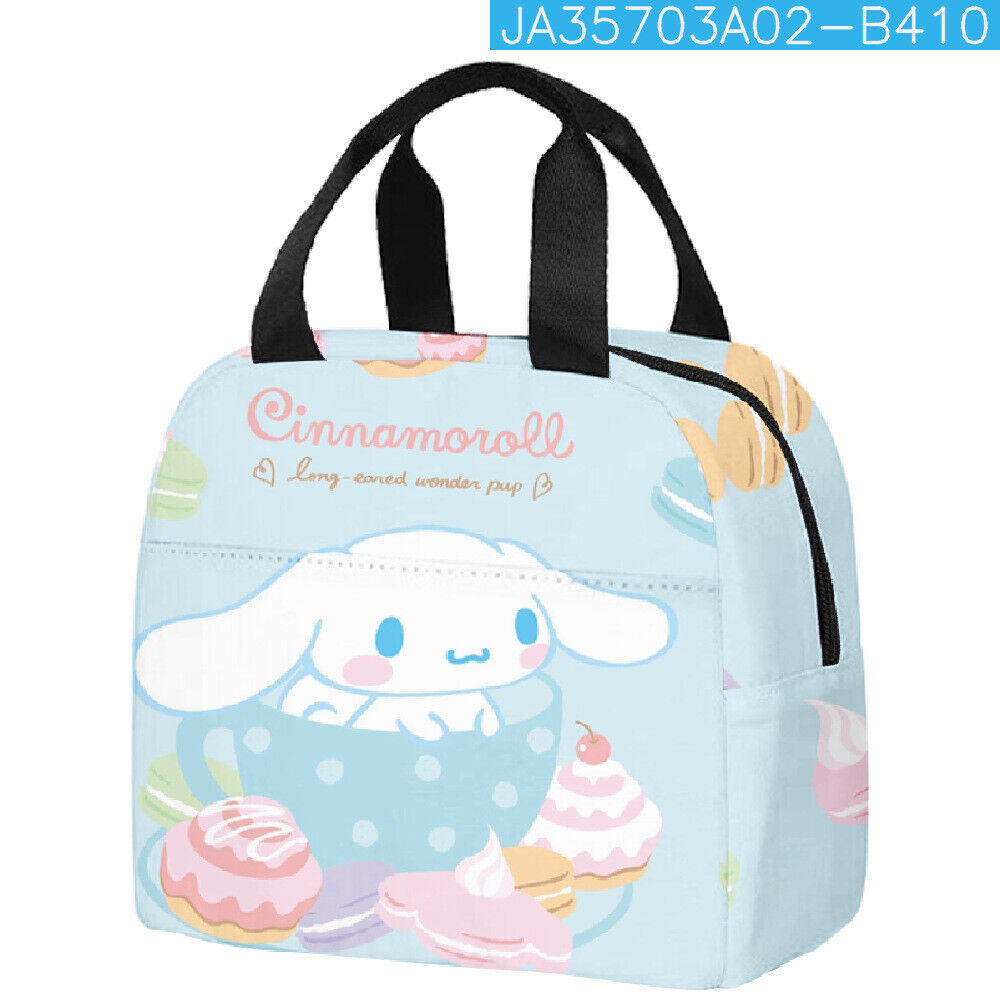 Cinnamoroll Insulated Lunch Bag Handbag Thermal Leakproof Insulated Lunch Box