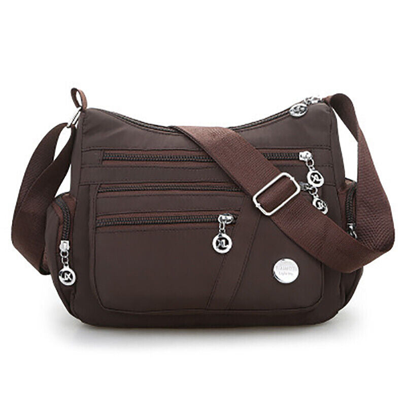 6 Colors Waterproof Nylon Bag Fashion Women Single Shoulder Bag Crossbody Bag,
