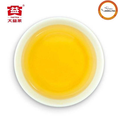 2014 Yunnan Dayi Pu'er Tea Classic Red Ribbon TAETEA 7432 Puer Raw Tea 357g Cake
