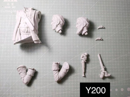 1/10 resin bust figure model Fantasy Ancient Officer Bust unassembled unpainted