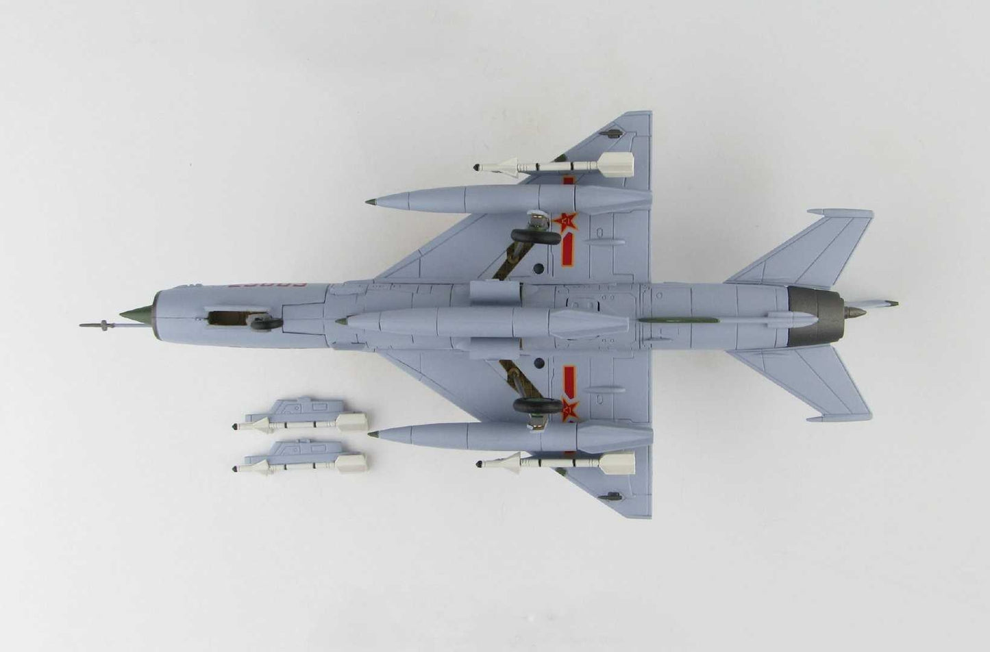 HM Chengdu J-7IIIA 25003 PLAAF Huairen AB 1997 1/72 diecast plane model aircraft