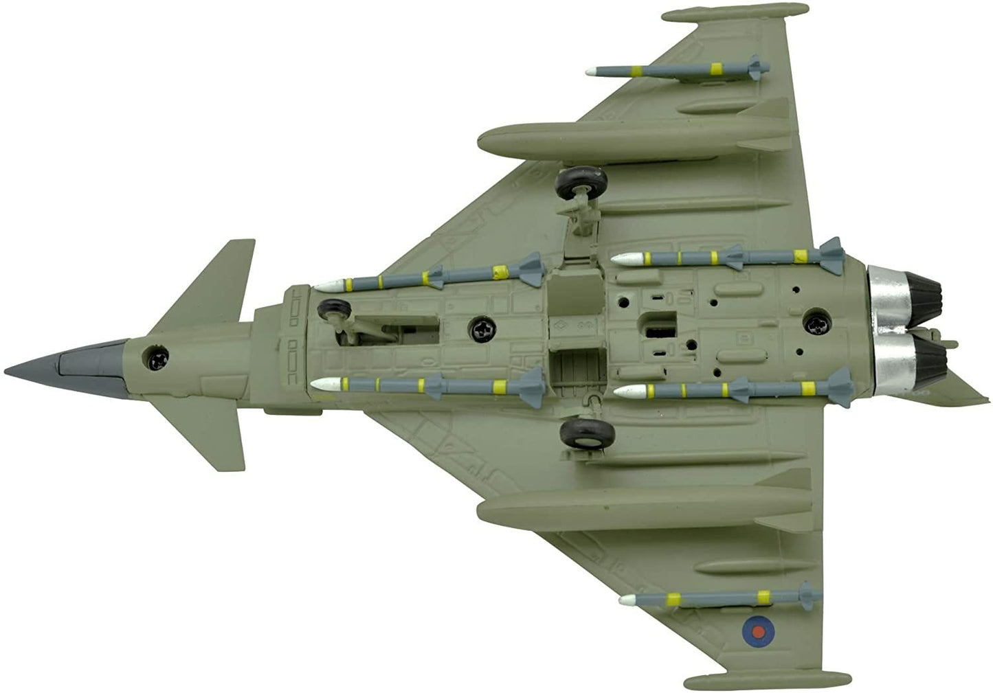 1:100 Eurofighter Typhoon Fighter Attack Metal Airplane Model,Royal Air Force