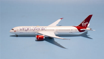 GeminiJets VIRGIN ALLANLIC FOR BOEING B787-9 G-VZIG 1/400 plane Pre-built Model