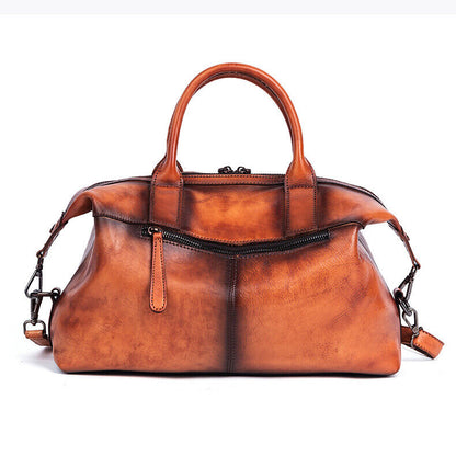 Luxury Hobo Women's Bags, Retro Top Cow Leather Handbag, Tote Sling Shoulder Bag