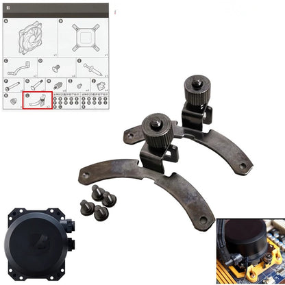 1 Set Buckle Kit Replacement Parts For Cooler Master B120 B120i B240