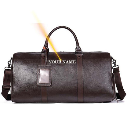 100%Genuine Leather Travel Bag Carry-on Hand Luggage Bags Shoulder Bag Big Totes