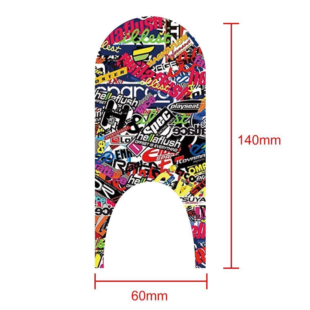 Electric Scooter Modification Decal PVC Sticker Pedal Foot Accessory 140x60x1mm