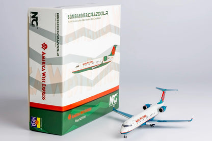 1:200 NG Model America West Bombardier CRJ200LR Airplane Diecast Aircraft Model