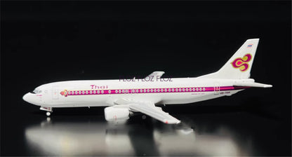 Miniature Model Thai for Boeing B737-400 HS-TDH 1:400 Aircraft Pre-built Model