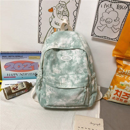 30*13*40 CM Women Backpack Nylon Book Bag School Traveling Rucksack 20-35L Purse