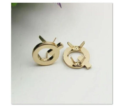 English Letters Rivets 5Pcs Metal DIY Claw Studs Bags Clothes Hats Leather Decor