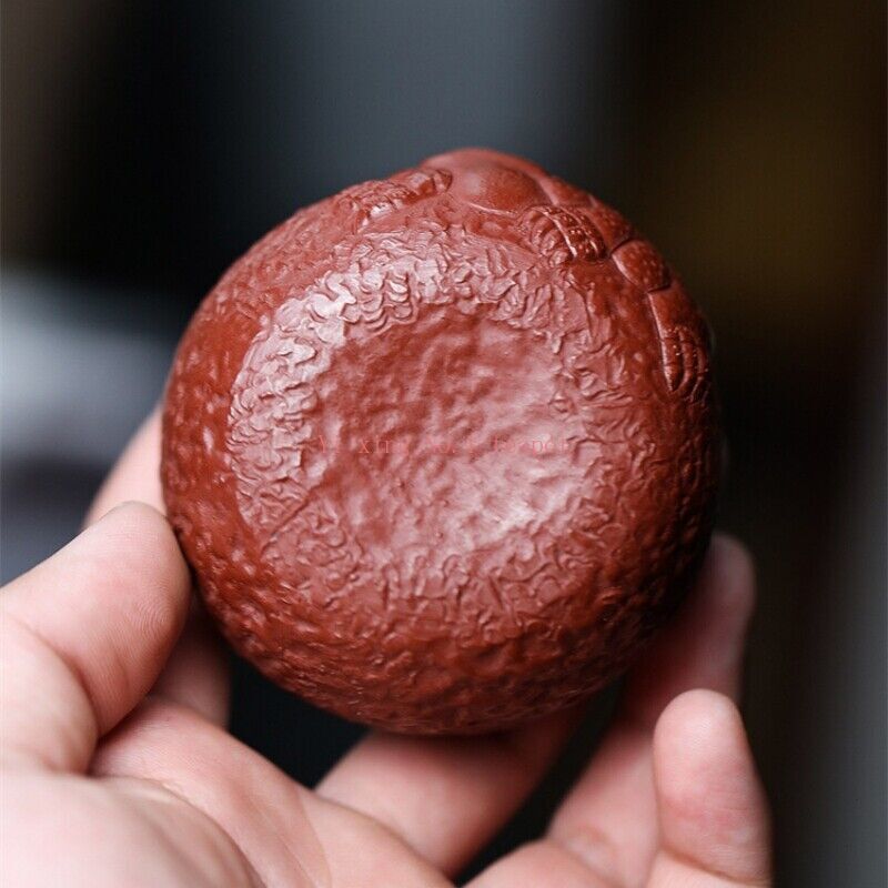 120ml Real Yixing Zisha Purple Clay Tea Cup Toad Carved Handmade Master Cup New