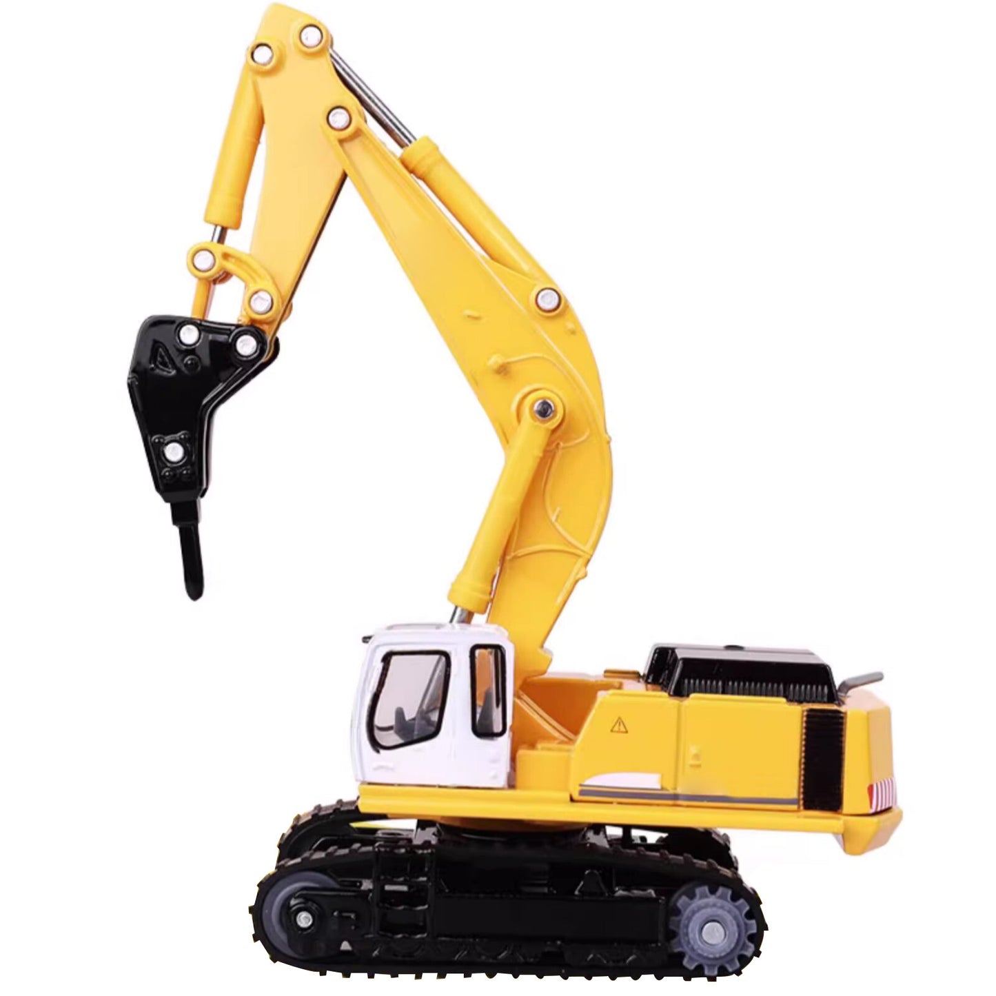 16.8cm Alloy 1/87 Tracked Broken Machine Construction Vehicle Model Decor
