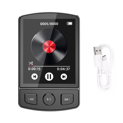 Wireless BT 5.0 MP3 Player HiFi Lossless Sound HD Color Screen Voice Recorder