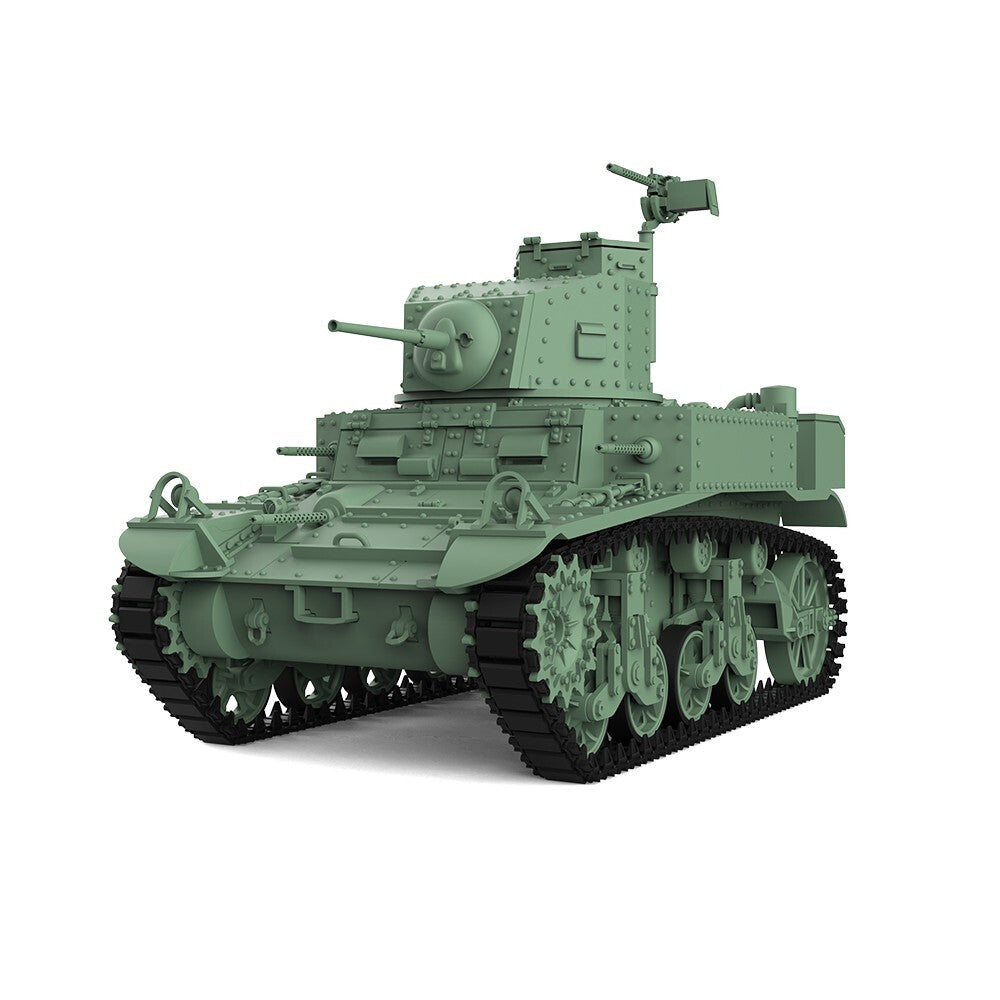 SSMODEL SS24504 1/24 Military Model Kit US M3 Stuart Light Tank