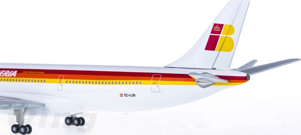1:400 Hogan IBERIA AIRBUS A330-300 Passenger Airplane Diecast Aircraft Model