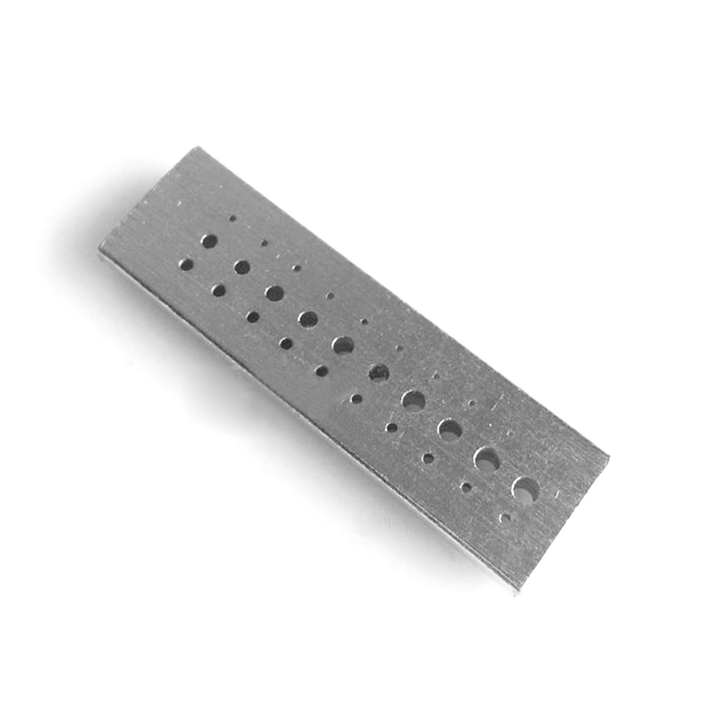 30 Holes Riveting Drilling Staking Punch Block Plate Watch Jewelry Repair Tool f