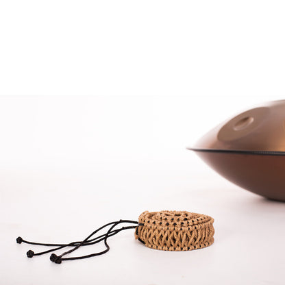 1PCS Handpan Rattan Woven Protective Cover Woven Hemp Rope Hand Dish Handicrafts