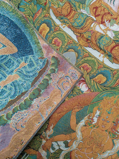 36"*24" Tibet Tibetan Cloth Silk Vajrasattva Buddhist Deity Tangka Thangka Mural