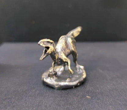 Black Brass Dinosaur Statue Animal Beast Figurine Tyrannosaurus