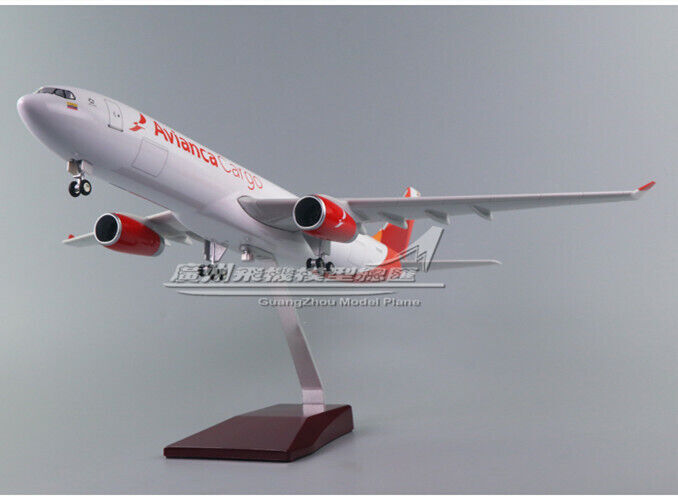 1:135 47CM Avianca Cargo AIRBUS A330 Airfreighter Plane Landing gear Resin Model