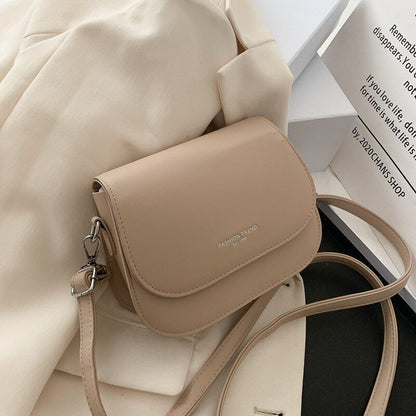 Small Shoulder Bags Weave Strap Crossbody Flap Purse Handbag Synthetic Leather