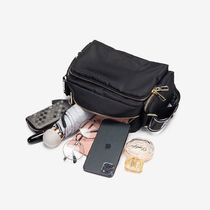 Waterproof Oxford Cloth Shoulder Bag - Simple Fashionable Women's Crossbody Bag